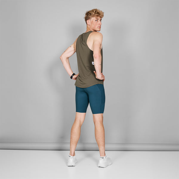 SAYSKY Logo Combat Singlet SINGLETS 7005 - BROWN MELANGE