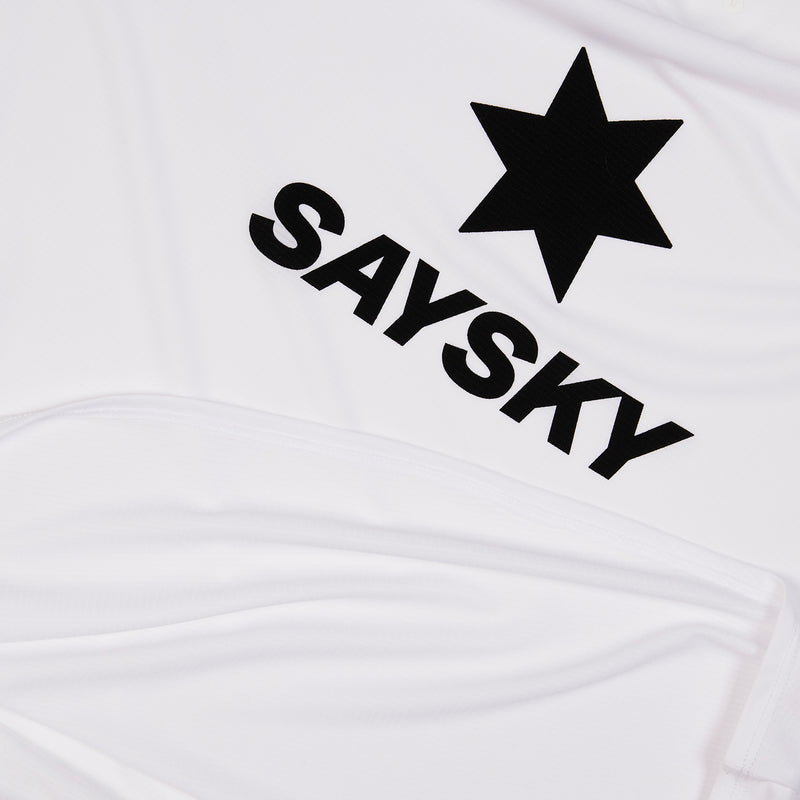 SAYSKY Logo Flow Singlet SINGLETS 101 - WHITE