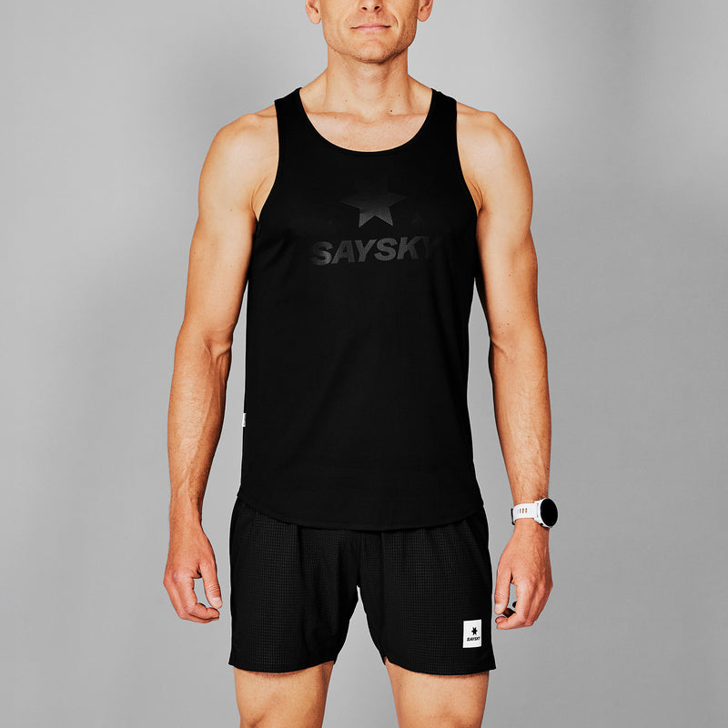 SAYSKY Logo Flow Singlet SINGLETS 902 - BLACK