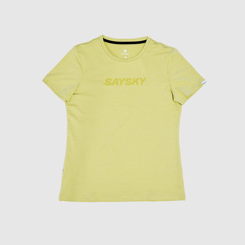 SAYSKY Logo Pace T-Shirt T-SHIRTS 3008 - GREEN MELANGE