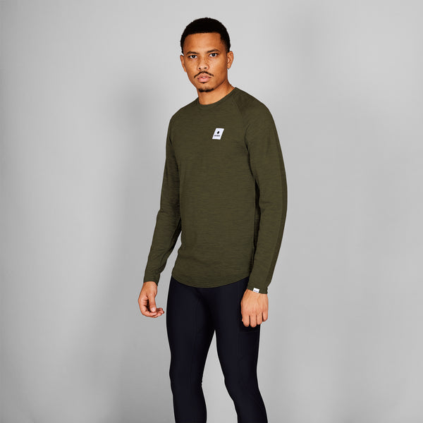 SAYSKY Merino Base 165 Long Sleeve LONG SLEEVES 3001 - GREEN