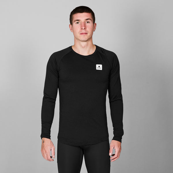 SAYSKY Merino Base 165 Long Sleeve LONG SLEEVES 901 - BLACK