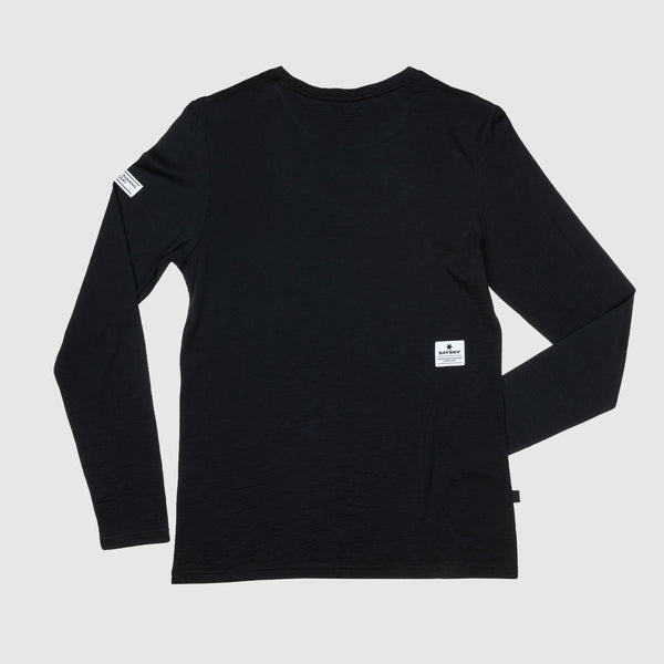 SAYSKY Merino Base 165 Longsleeve LONG SLEEVES BLACK