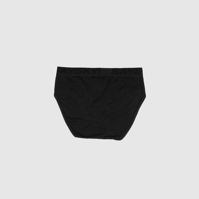 SAYSKY Merino Base 180 Briefs UNDERWEAR BLACK