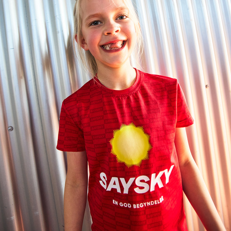 SAYSKY OTA x Saysky Kids Set Set 1057 - RED AOP