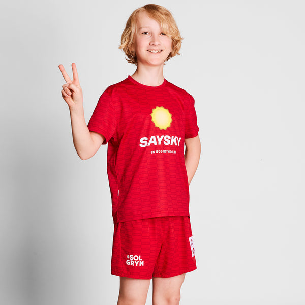 SAYSKY OTA x Saysky Kids Set Set 1057 - RED AOP