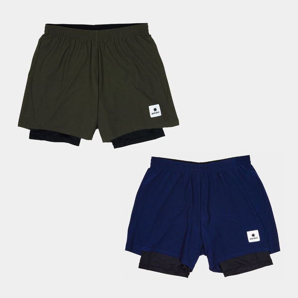 2 in 1 Pace Shorts 5" - 2 Pack