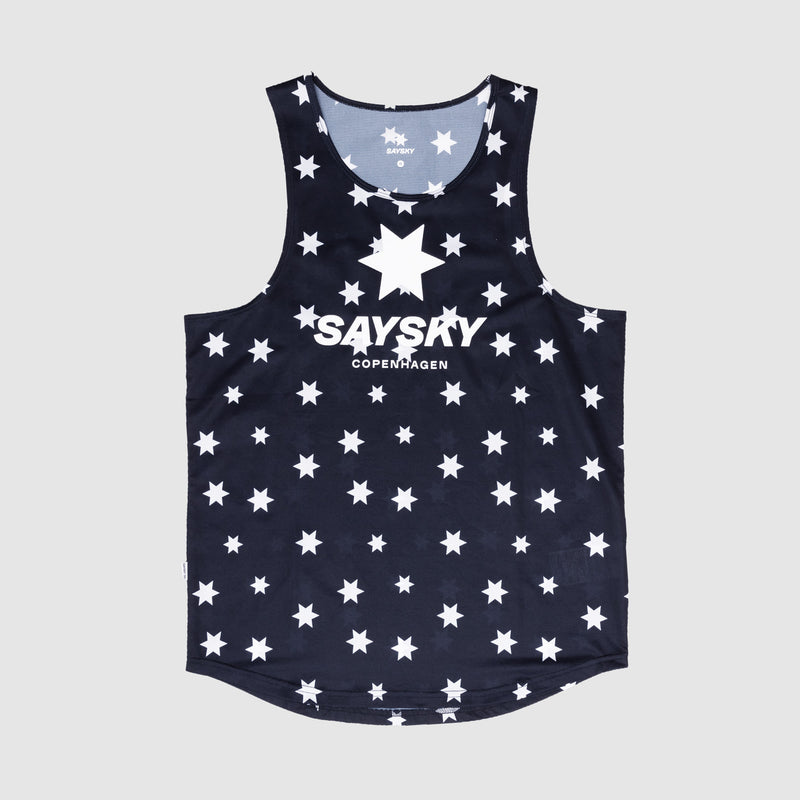 SAYSKY Star Combat Singlet SINGLETS 1028 - BLUE/WHITE AOP