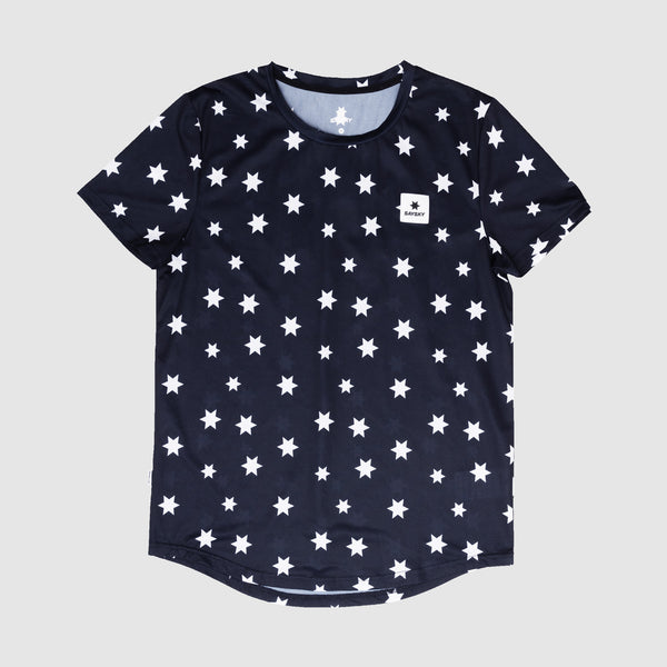 SAYSKY Star Combat T-Shirt T-SHIRTS 1028 - BLUE/WHITE AOP