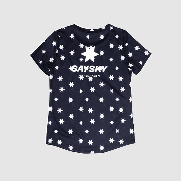 SAYSKY Star Combat T-Shirt T-SHIRTS 1028 - BLUE/WHITE AOP