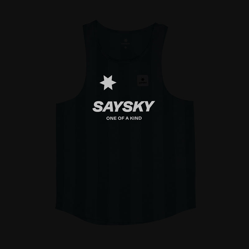 SAYSKY Stripe Combat Singlet SINGLETS 007 - BLUE AOP