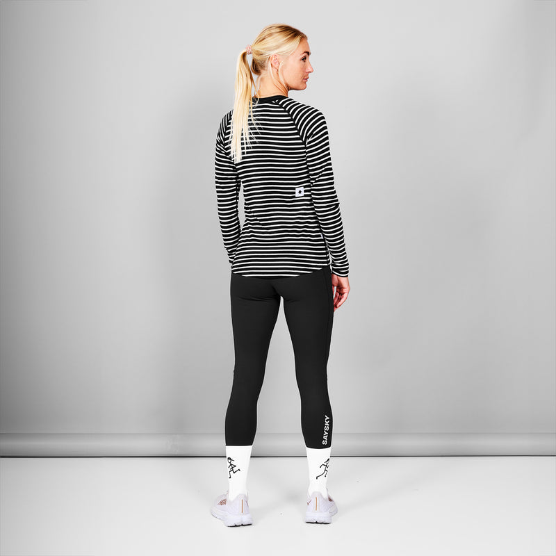 SAYSKY Merino 165 Base Layer Long Sleeve LONG SLEEVES 002 - STRIPES