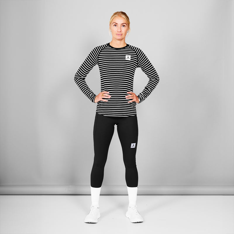 SAYSKY Merino 165 Base Layer Long Sleeve LONG SLEEVES 002 - STRIPES