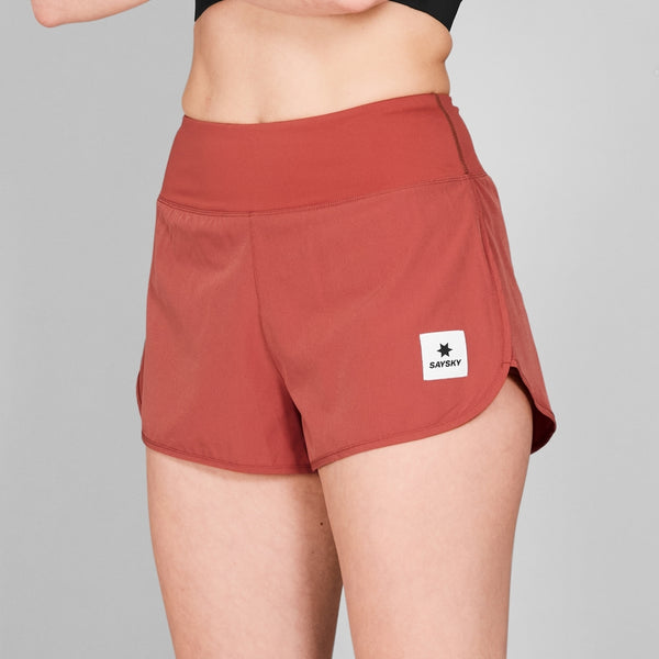 SAYSKY W Pace Shorts 3" SHORTS 505 - RED