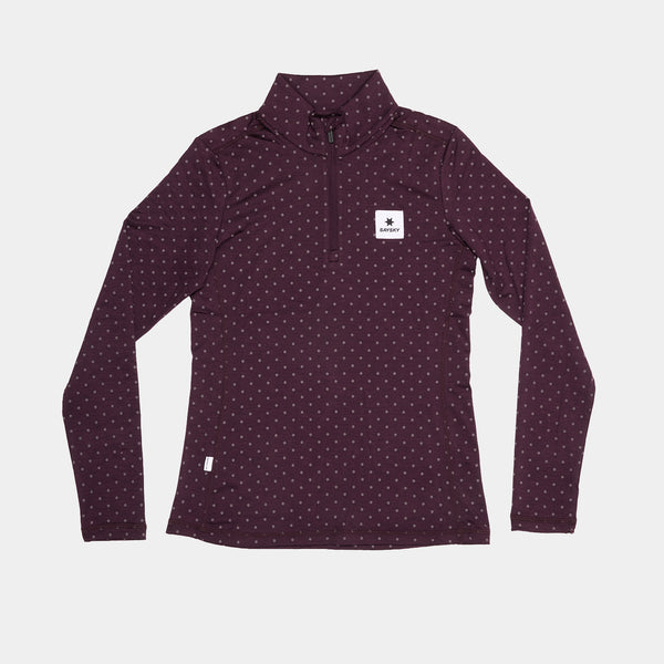 SAYSKY Reflective Pace Half Zip LONG SLEEVES 1022 - PURPLE
