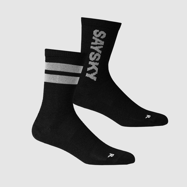 SAYSKY 2-Pack High Merino Socks ACCESSORIES BLACK