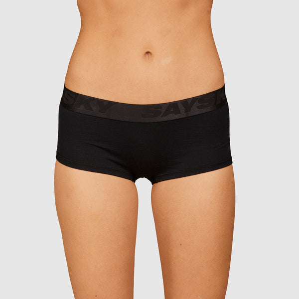 SAYSKY 3-Pack Merino Base 180 Hot Pants UNDERWEAR BLACK