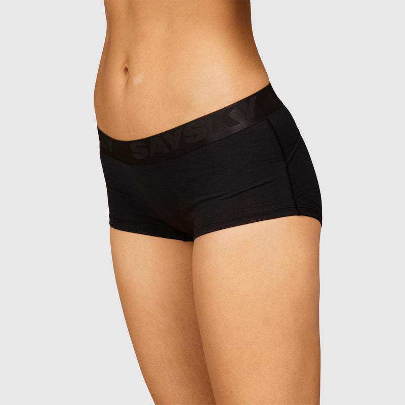 SAYSKY 3-Pack Merino Base 180 Hot Pants UNDERWEAR BLACK