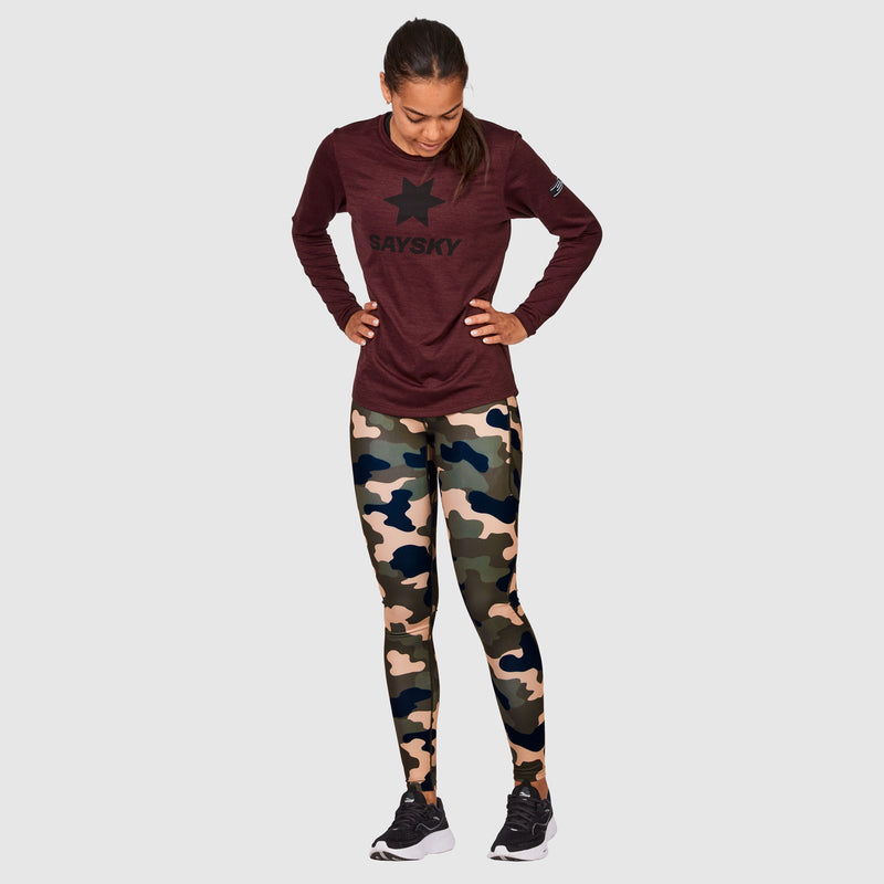 SAYSKY Camo Combat+ Long Tights TIGHTS WOODLAND CAMO