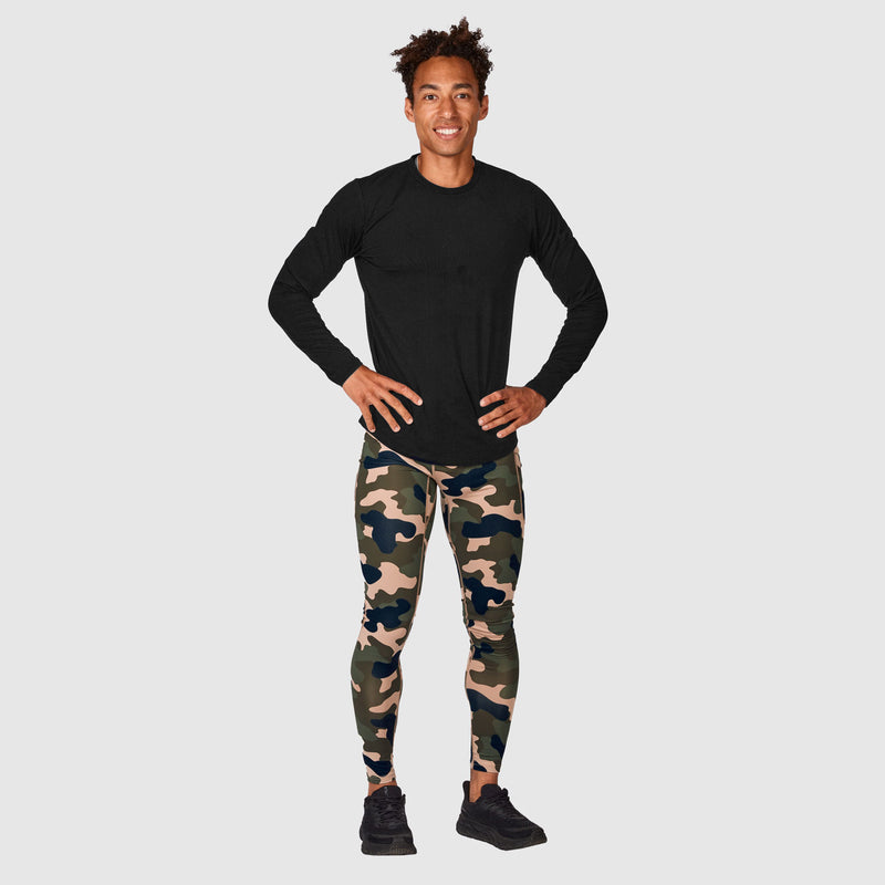 SAYSKY Camo Combat+ Long Tights TIGHTS WOODLAND CAMO