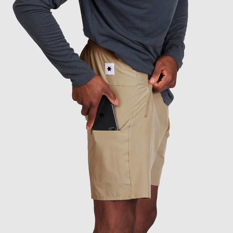 SAYSKY Motion Shorts 8'' SHORTS 801 - BEIGE